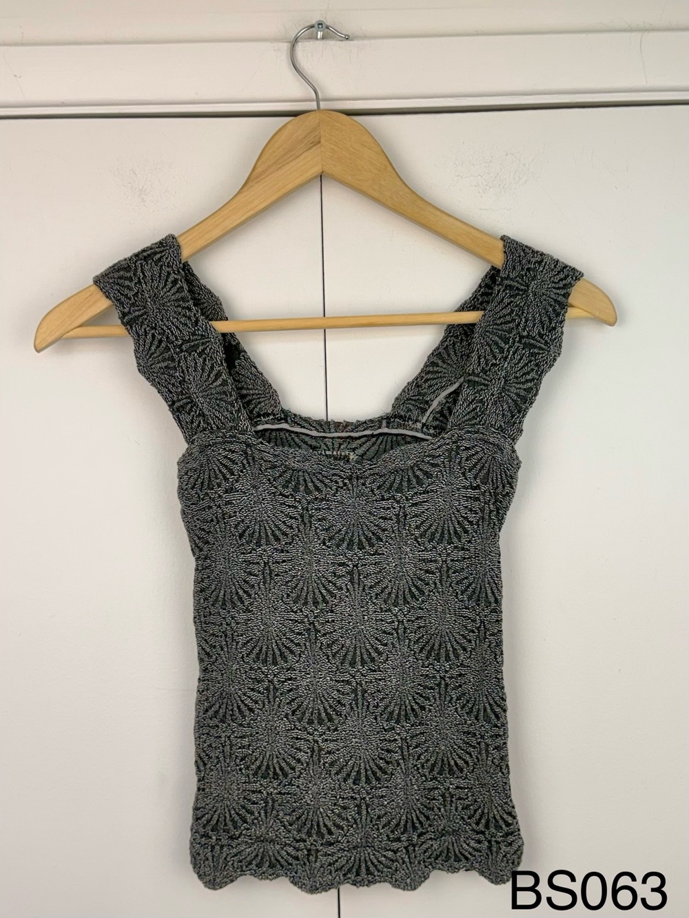 Intimately Free People Textured Seamless Tank Charcoal XS/S